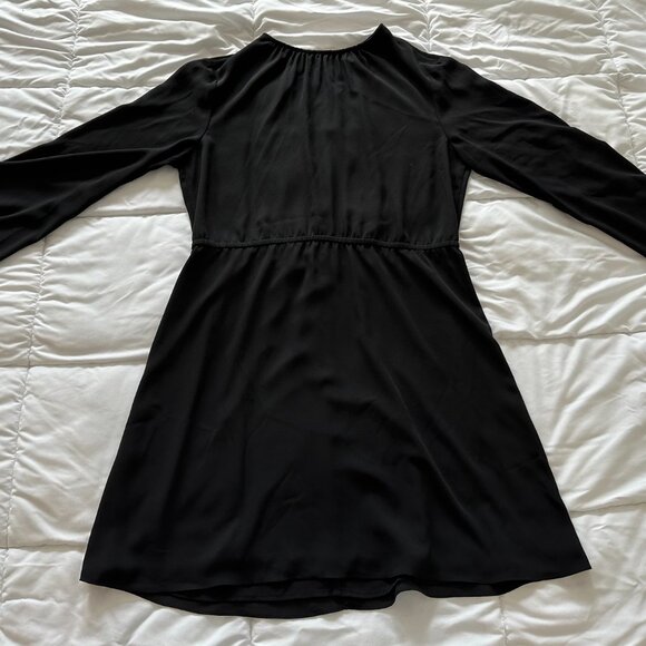 BLACK LONG-SLEEVE MINI DRESS – SUNDAY BEST SIZE 8 - Picture 4 of 5